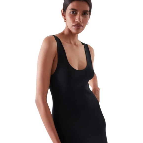COS Knitted Midi Tube Scoop neck Dress | Medium - Picture 3 of 8